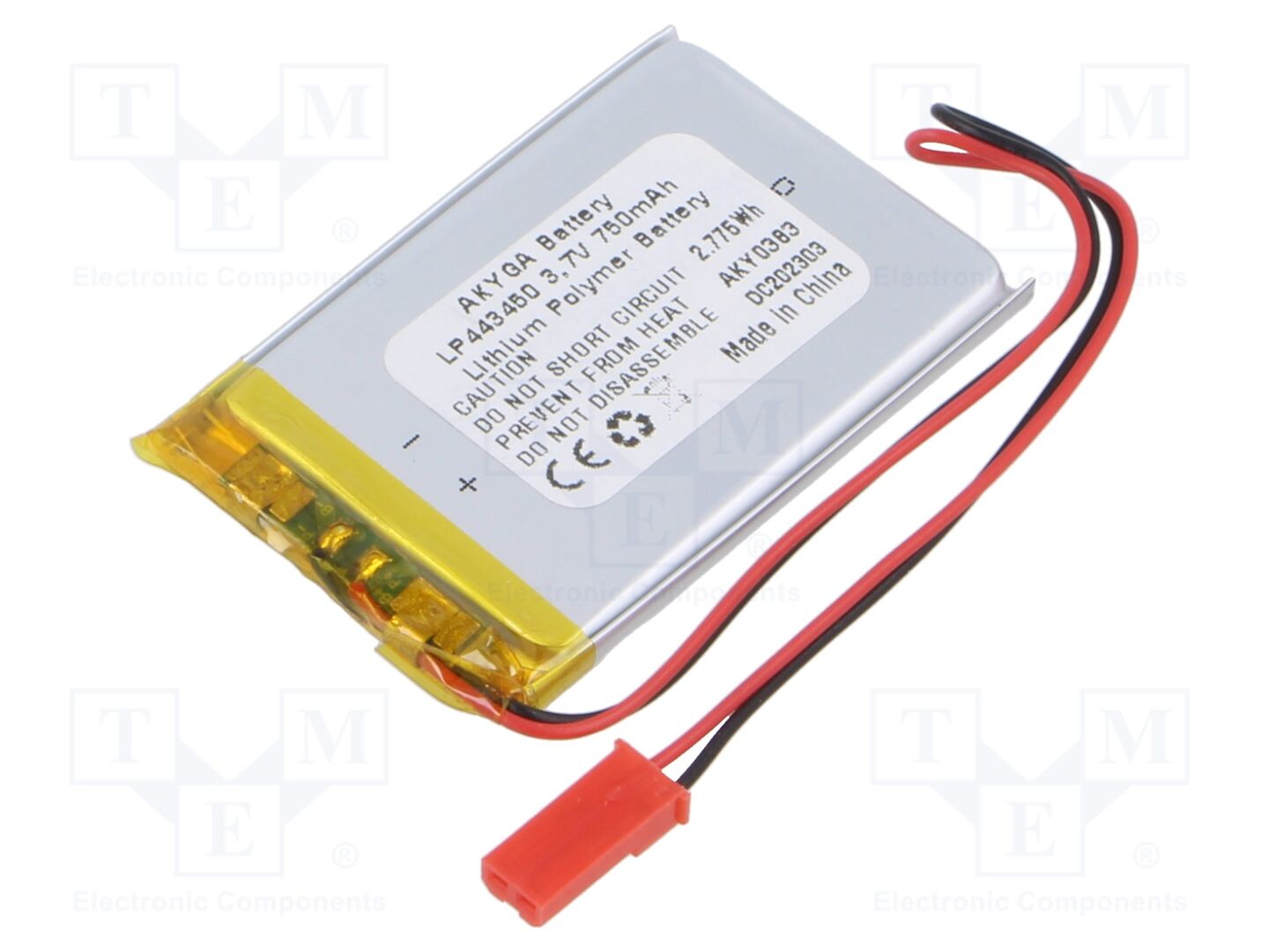 AKYGA BATTERY AKY-LP443450 Ladattava akku 3.7V