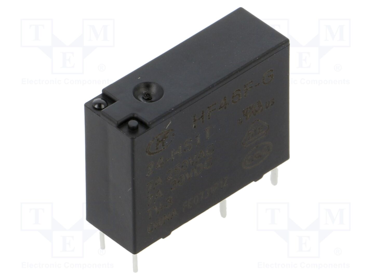 HONGFA RELAY HF46F-G/024-HS1T Sähkömagneettinen rele 24VDC (50 kpl erä)