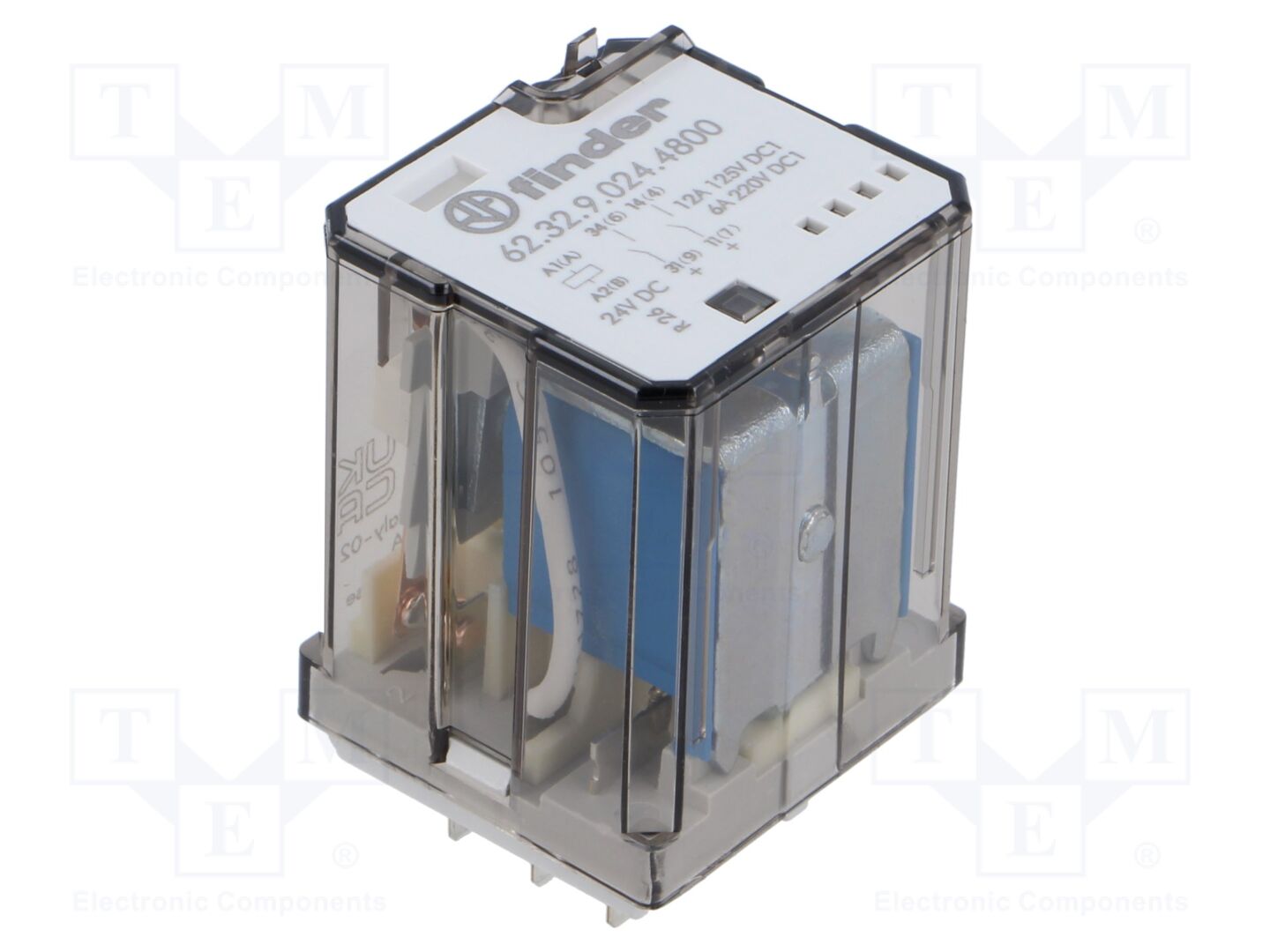 FINDER 62.32.9.024.4800 Sähkömagneettinen rele 24VDC