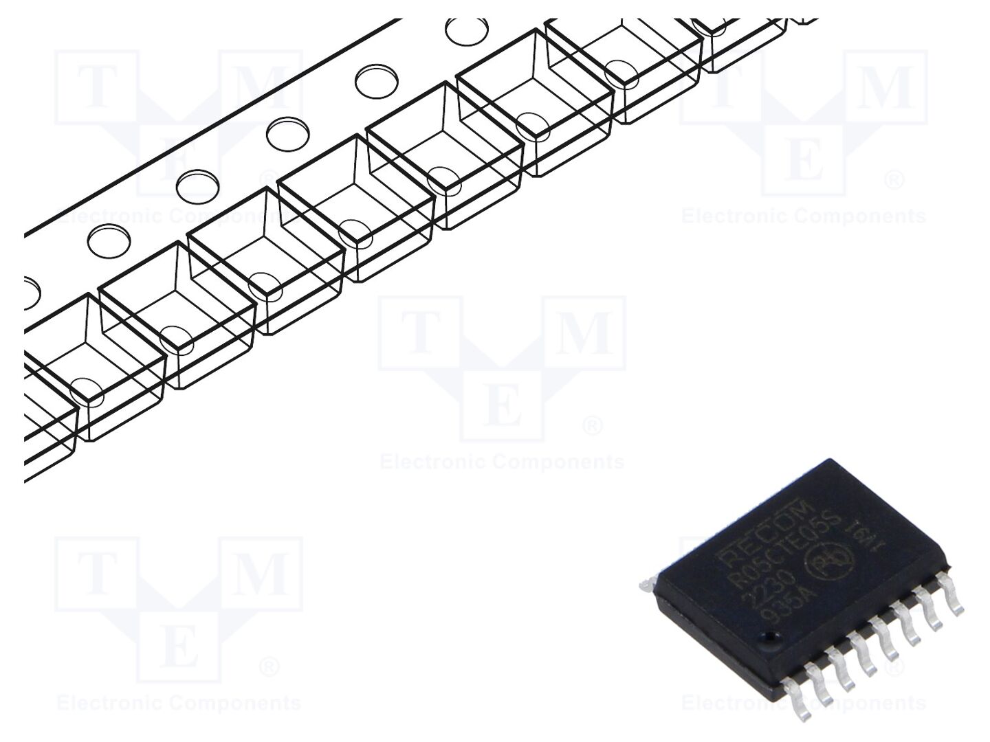 RECOM R05CTE05S-R DC/DC-muunnin 0.5W