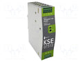 BREVE TUFVASSONS KSE-07512M DIN-kiskoon asennettava kytkentävirtalähde 75.6W 12VDC 6.3A