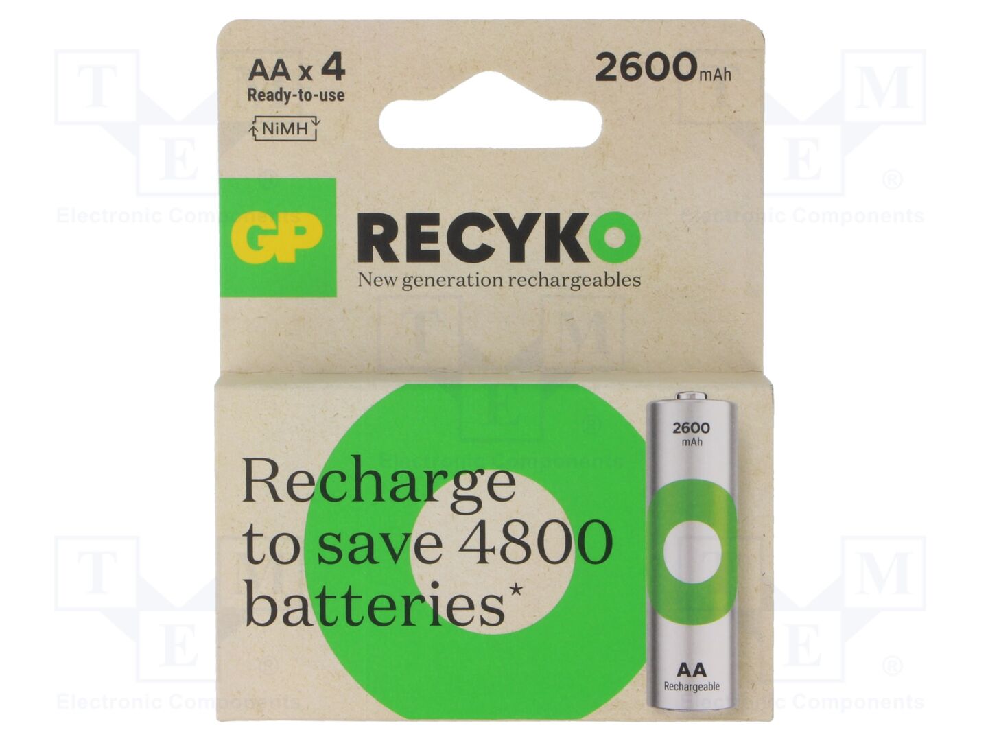 GP ACCU-270AAHCE-B4 Ladattava akku 1.2V
