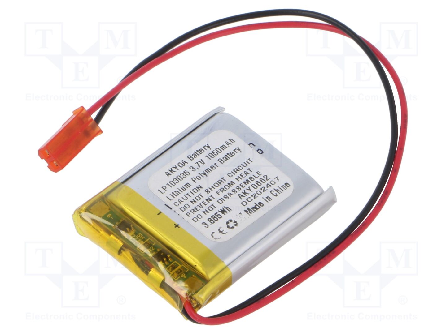 AKYGA BATTERY AKY-LP103035 Ladattava akku 3.7V, 1050mAh