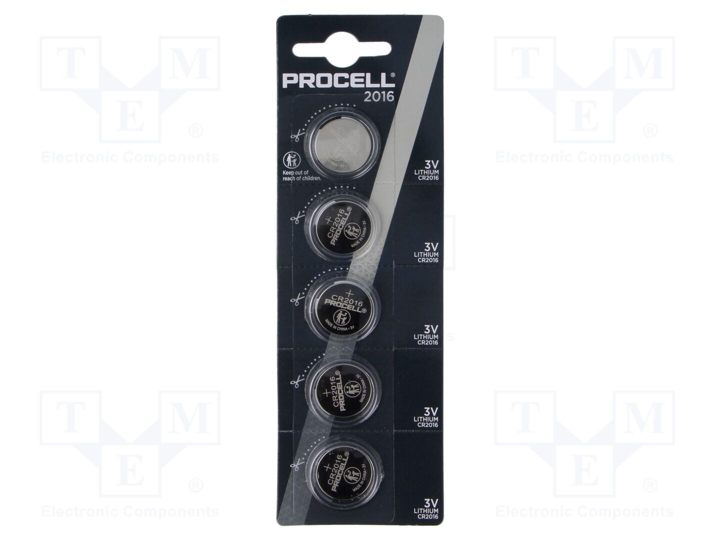 PROCELL BAT-CR2016/PR-B5 Litiumparisto 3V