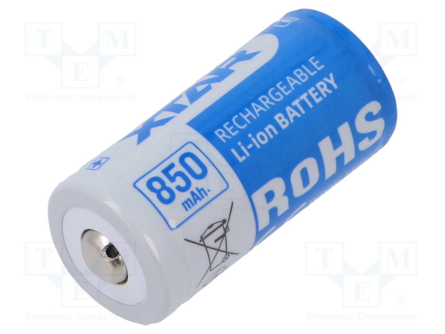 XTAR XTAR-16340-0.85AH Ladattava akku 3.6V, 850mAh