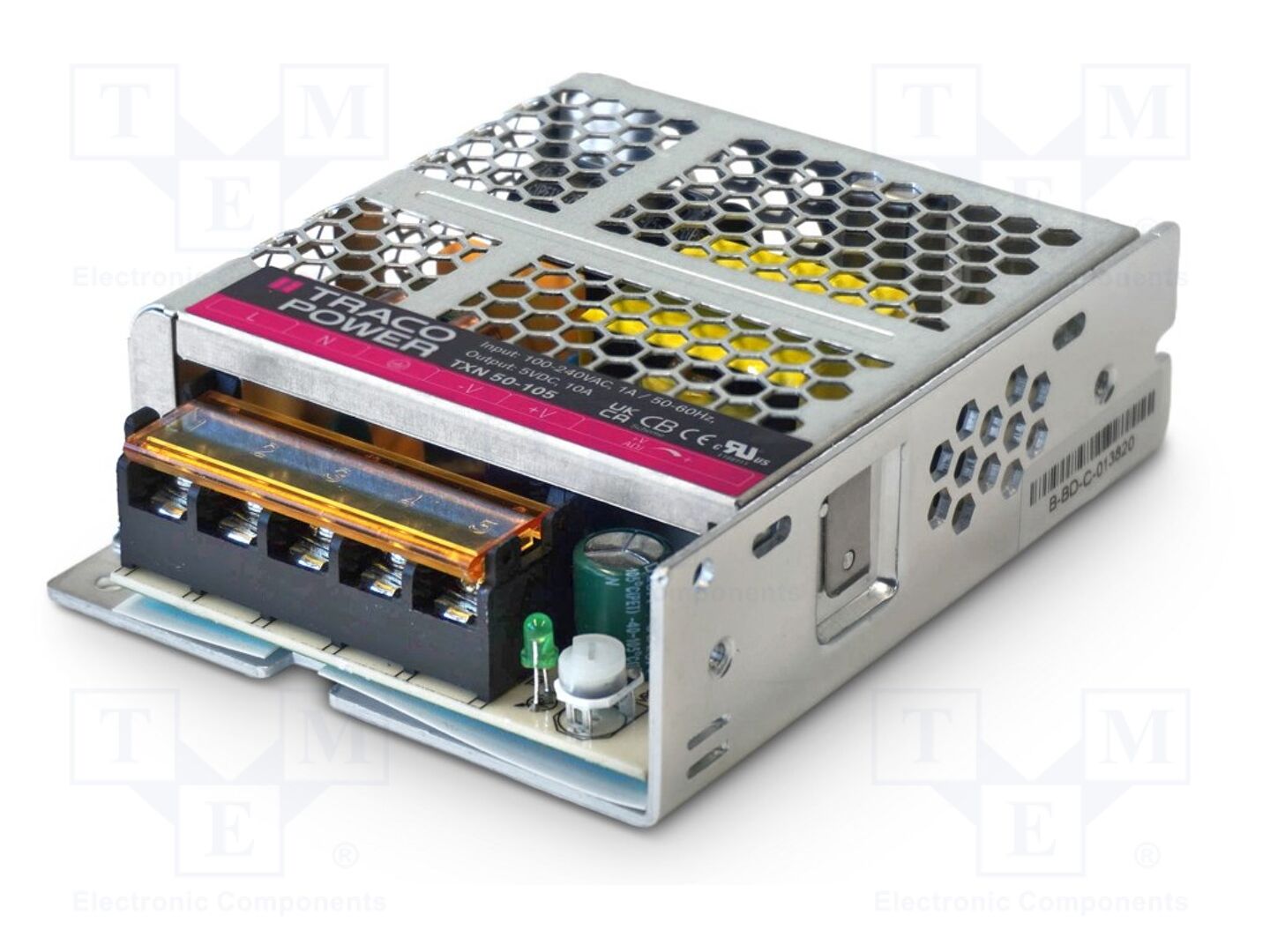 TRACO POWER TXN50-124 Sisäänrakennettu kytkentäsähkönsyöttö 50W 24VDC