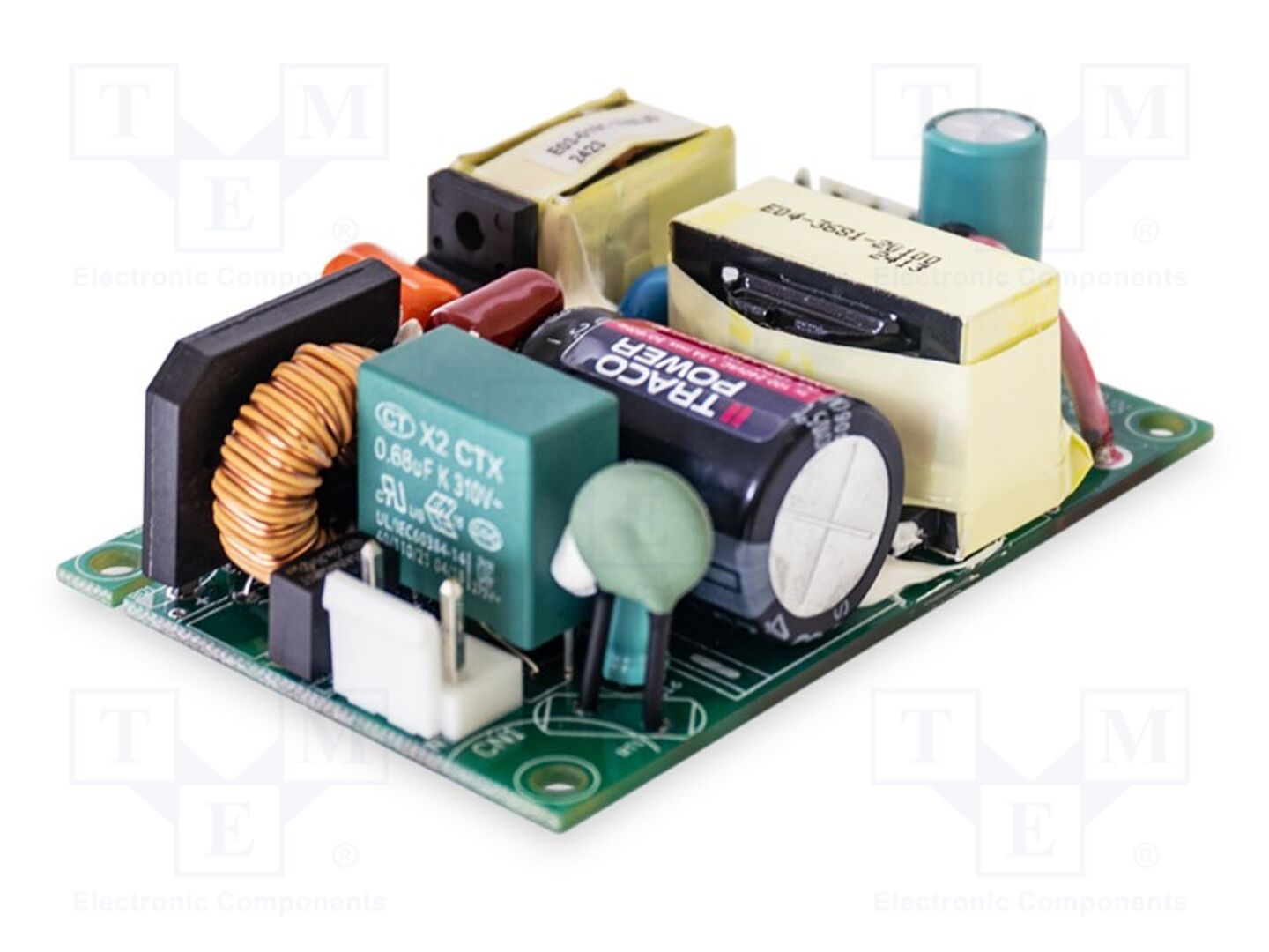 TRACO POWER TXO120-124-J Avoimen kehyksen kytkentävirtalähde 120W 24VDC