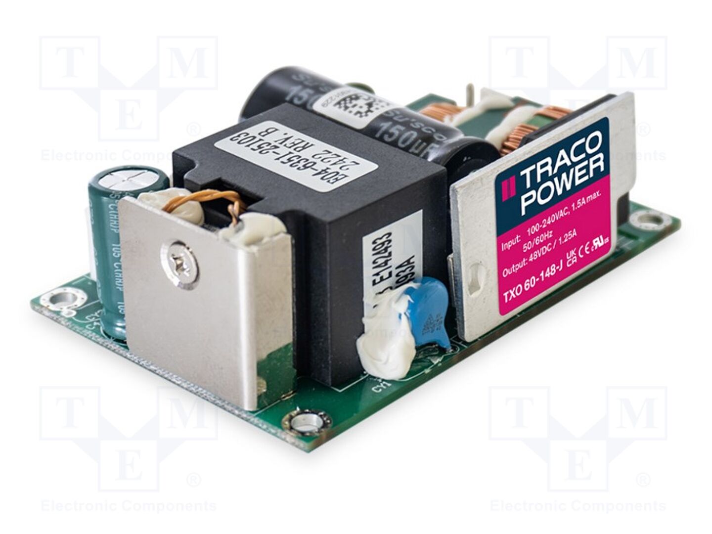 TRACO POWER TXO60-112-J Avoin verkkolaite 60W 12VDC