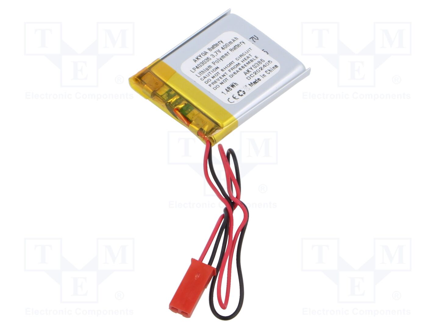 AKYGA BATTERY AKY-LP403035 Li-Po akku 3.7V, 400mAh