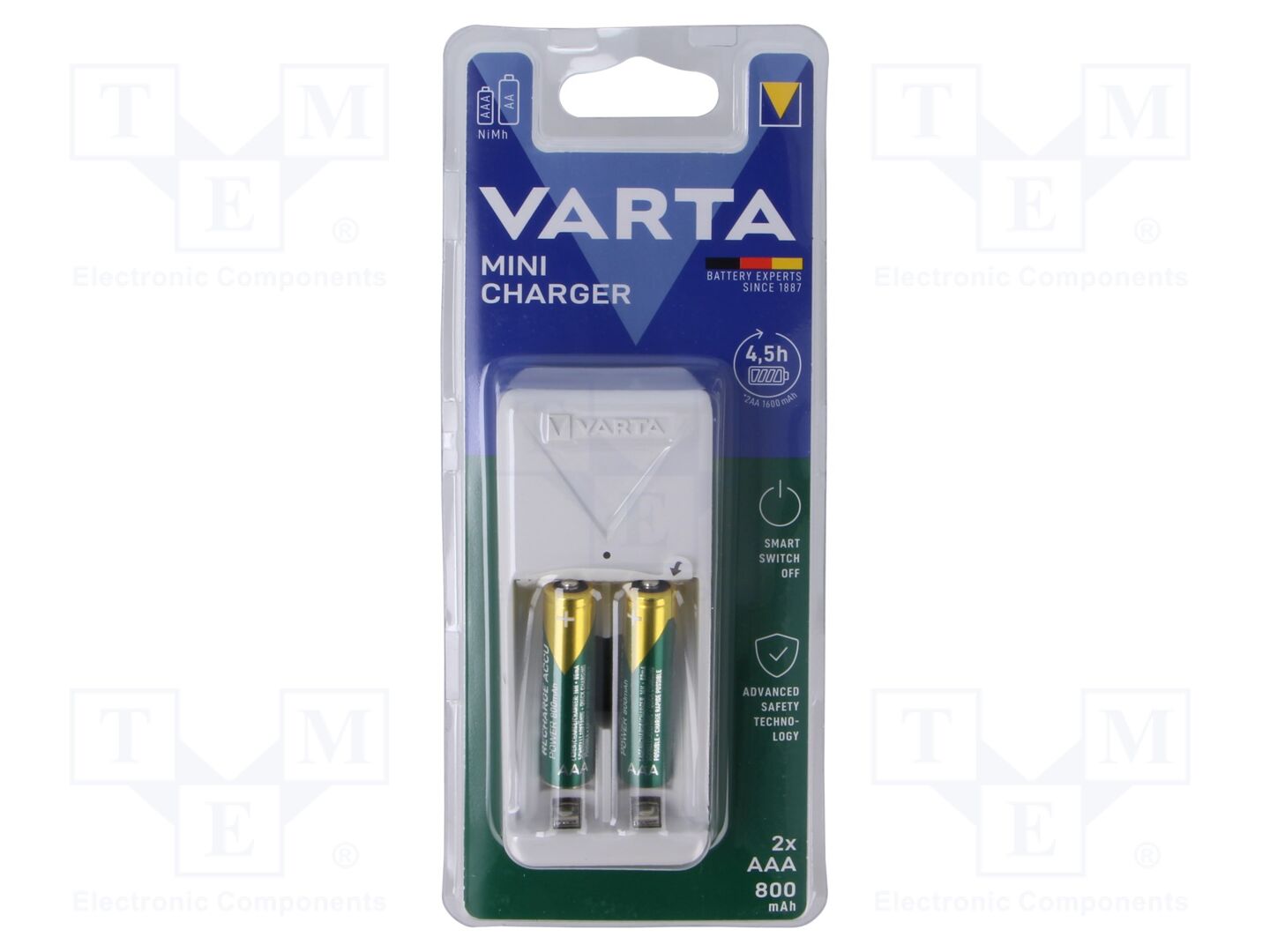 VARTA MINI-CHARG/2XAAA Akkulaturi 800mAh