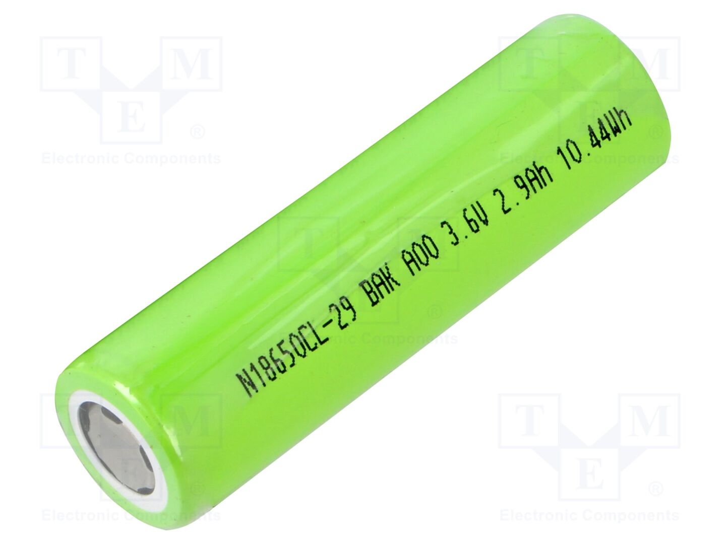 BAK BATTERY N18650CL-2.9AH Akkukenno 3.6V, 2900mAh