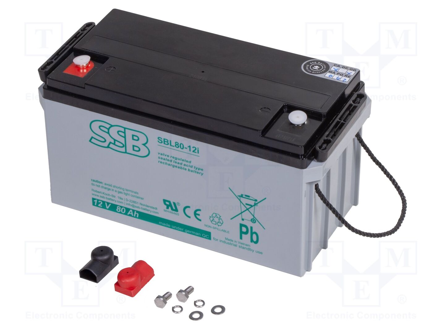 SSB ACCU-SBL-80-12I/S Hapotettu akku 12V 80Ah