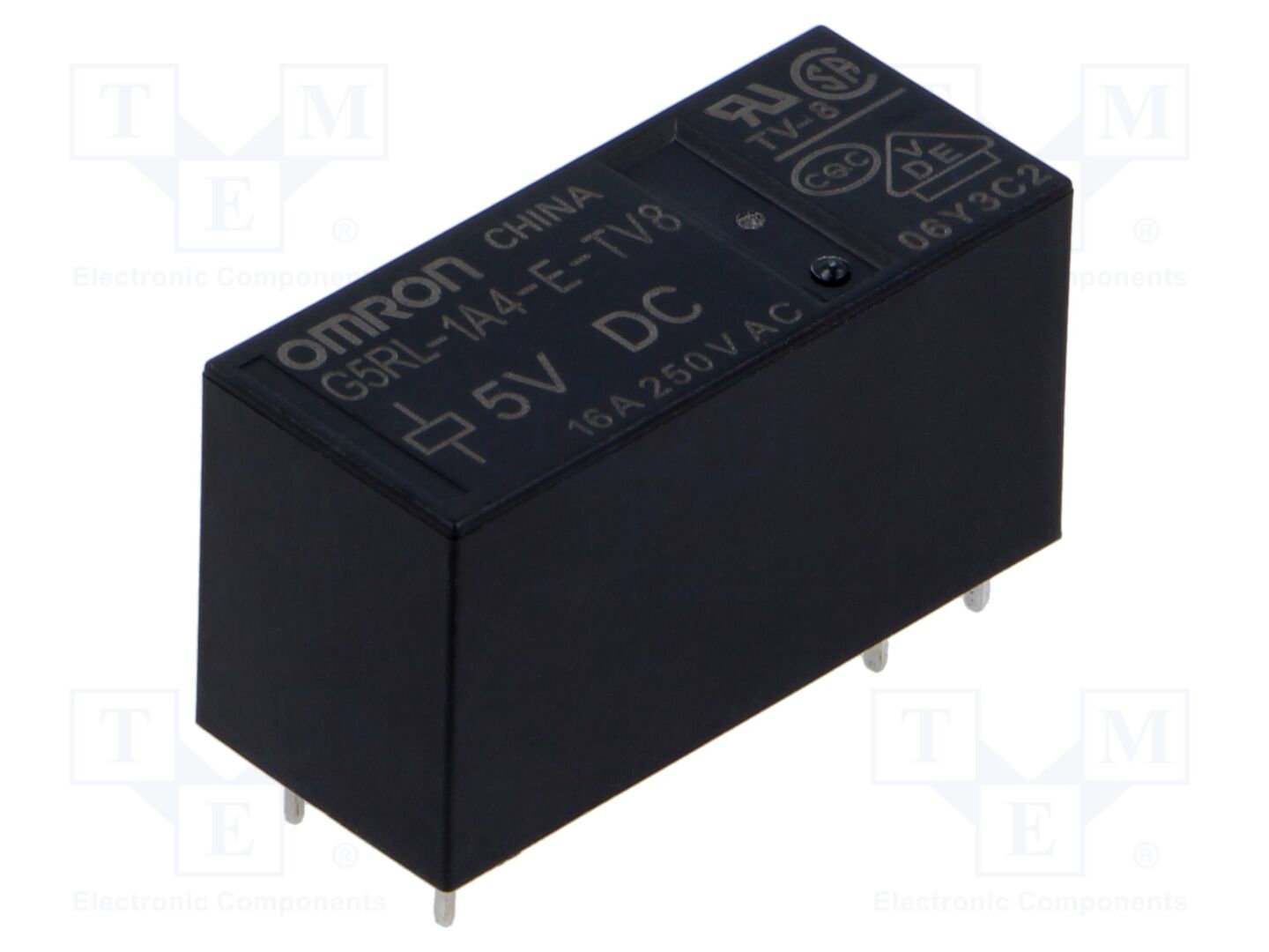 OMRON Electronic Components G5RL-1A4-E-TV8-DC5 Sähkömagneettinen rele 5VDC