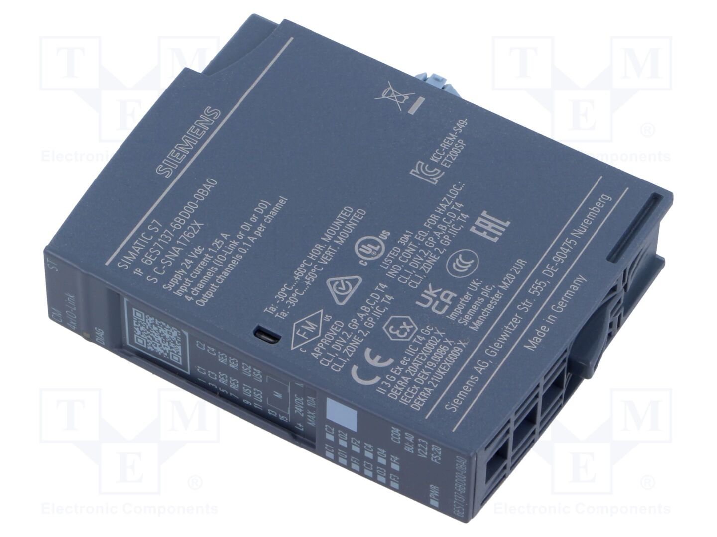 SIEMENS 6ES7137-6BD00-0BA0 Automaatiomoduuli IO-LINK