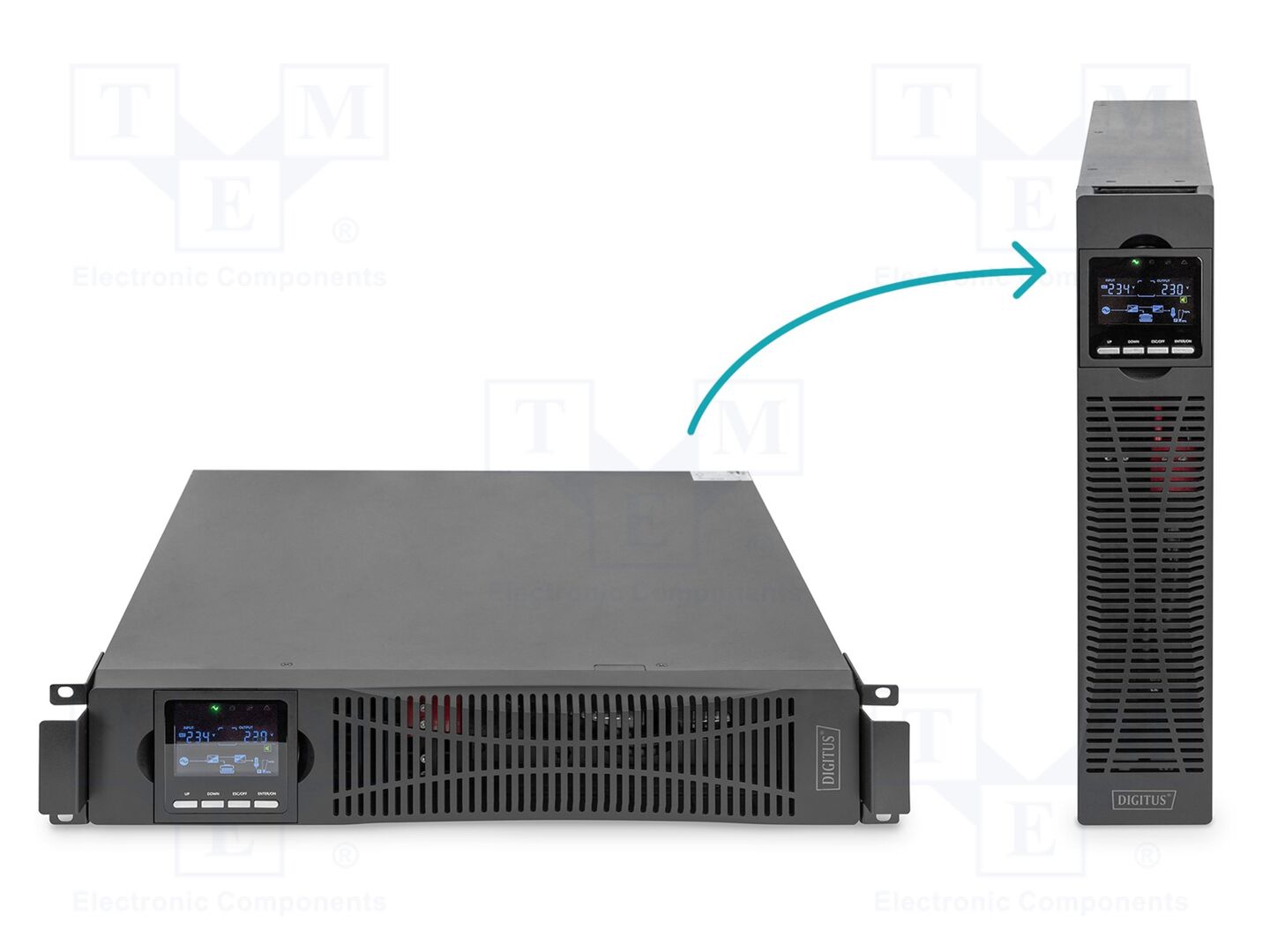 DIGITUS DN-170096 UPS-laite 3kW 3kVA 208-240V 9Ah