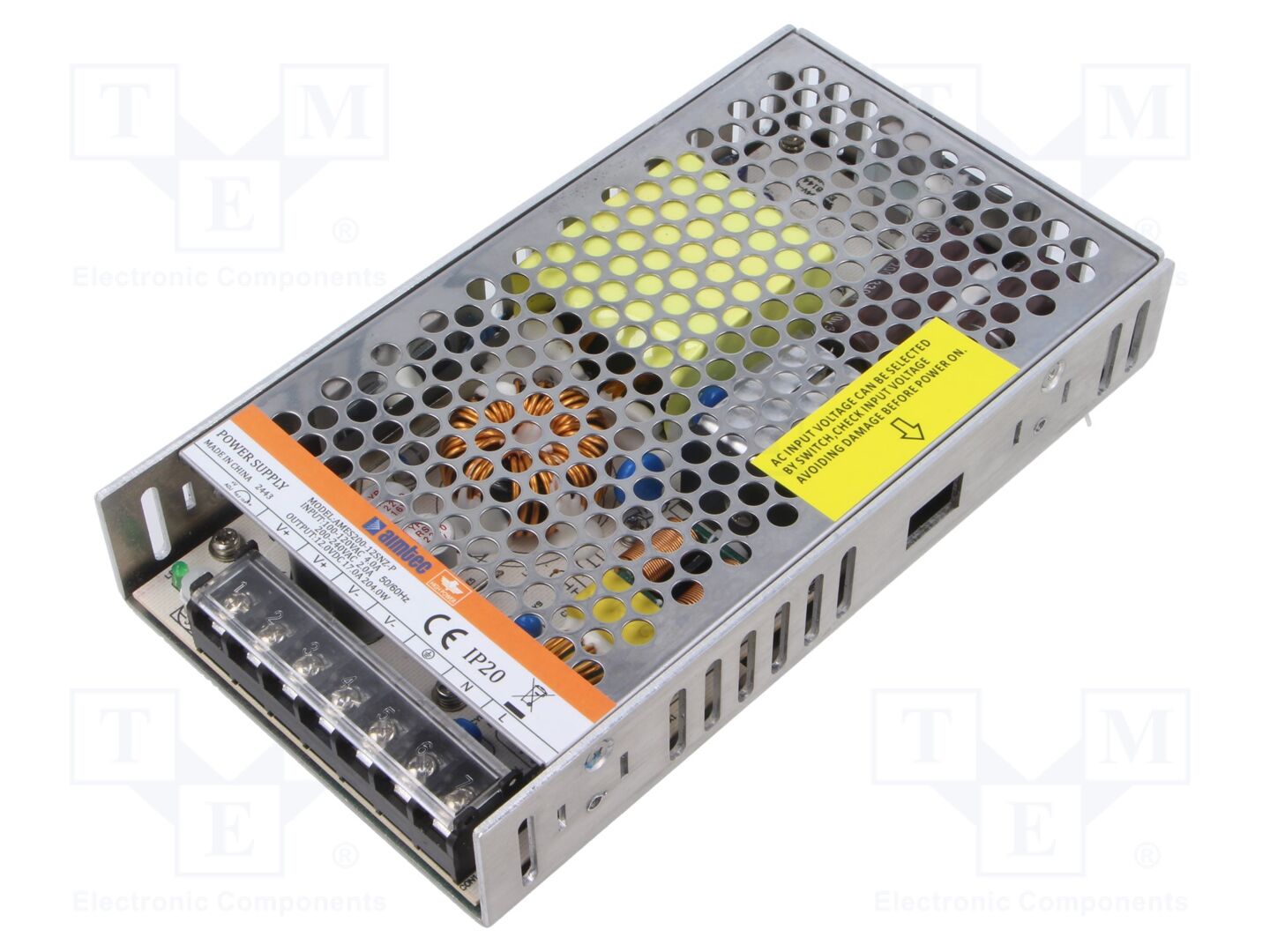 AIMTEC AMES200-12SNZ-P Sisäänrakennettu kytkentävirtalähde 204W 12VDC 17A