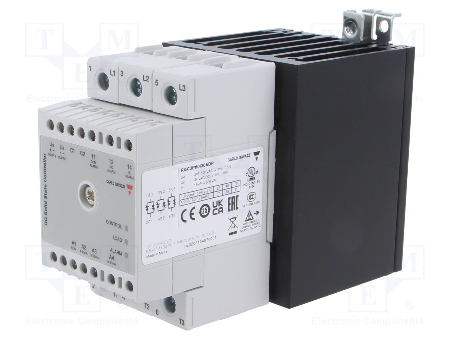 CARLO GAVAZZI RGC3P60I30EDP Kiinteän olomuodon rele 30A