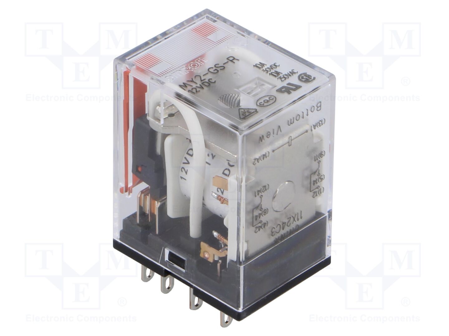 OMRON MY2-GS-R-12DC Sähkömagneettinen rele 12VDC