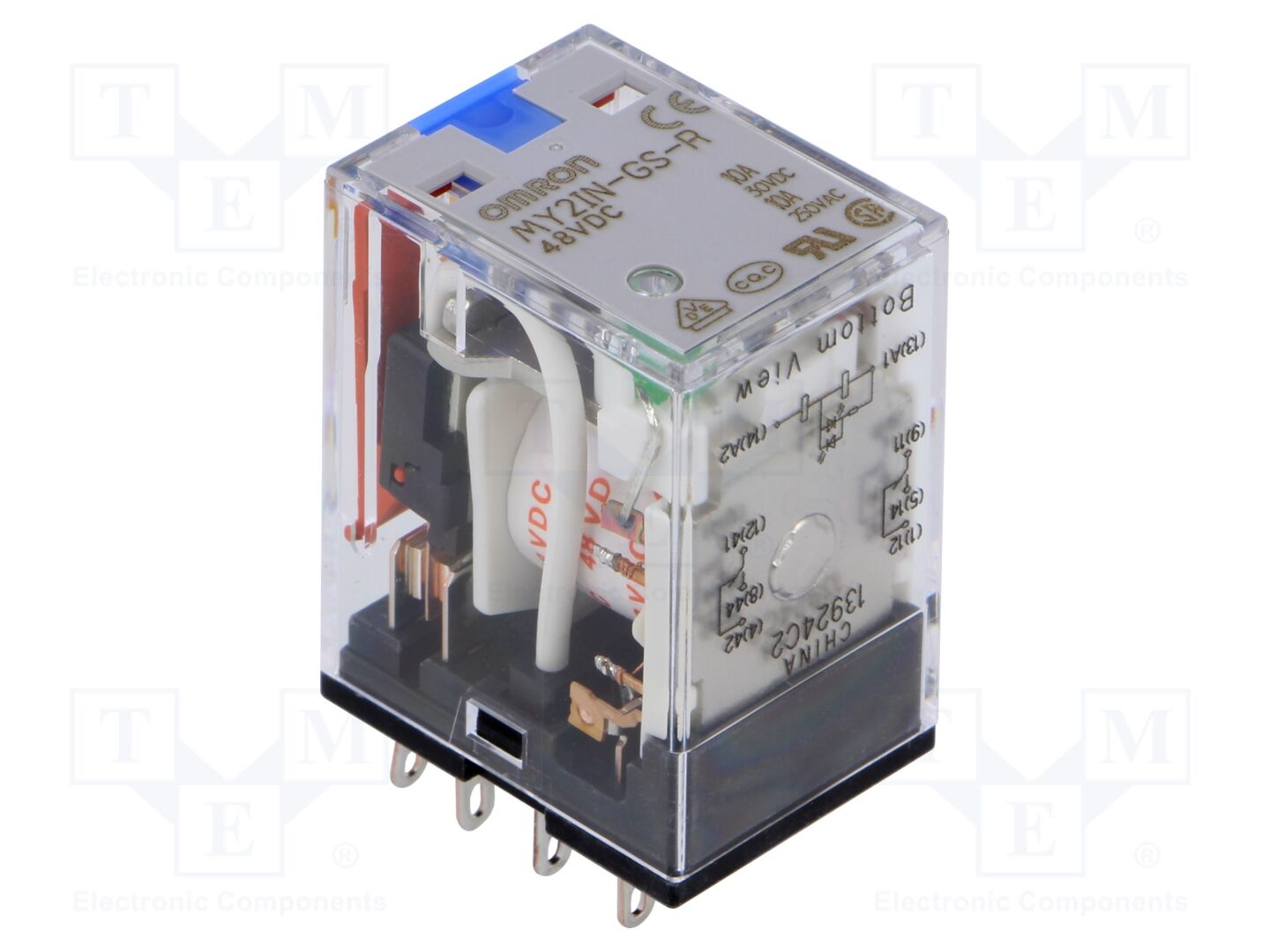 OMRON MY2IN-GS-R-48DC Sähkömagneettinen rele 48VDC