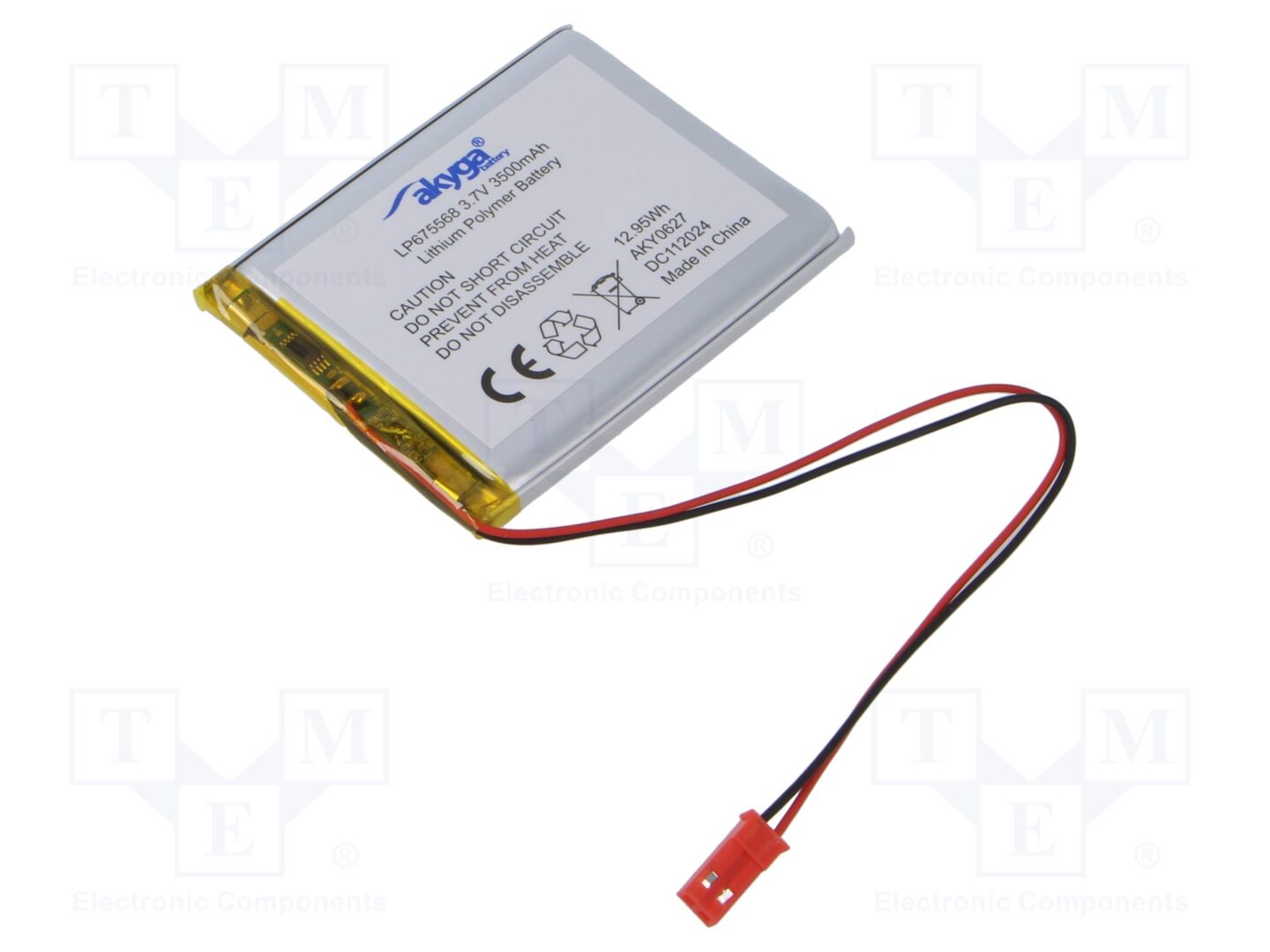 AKYGA BATTERY AKY-LP675568 Li-Po-akku 3.7V, 3500mAh