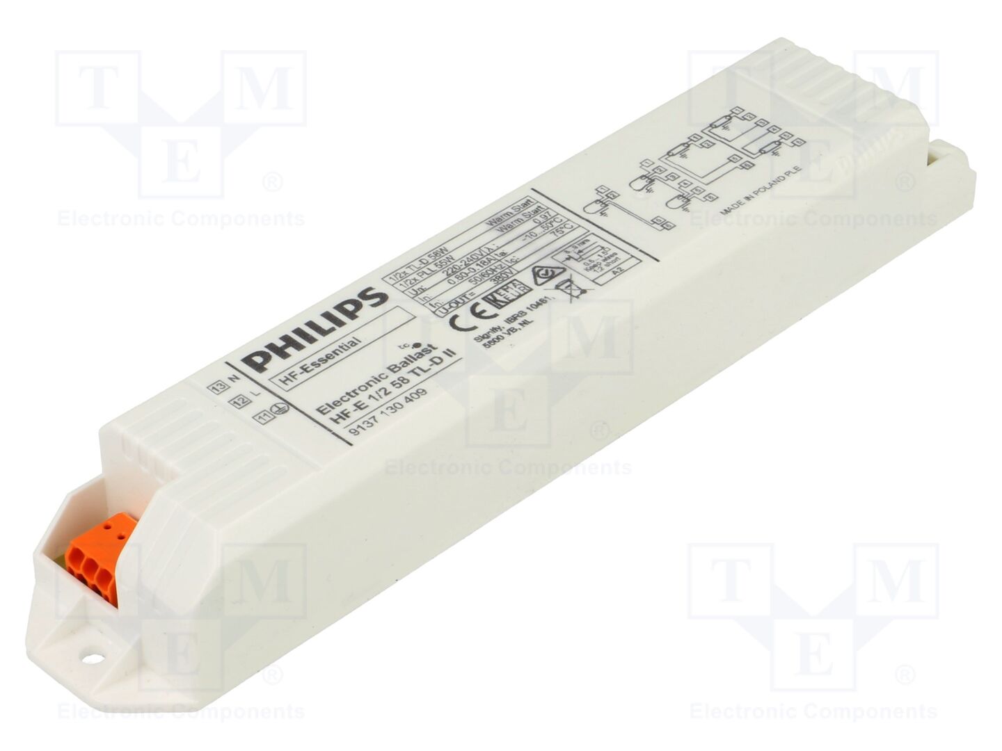 PHILIPS HF-E II 1/2 58 TL-D Elektroninen liitäntälaite 220÷240VAC