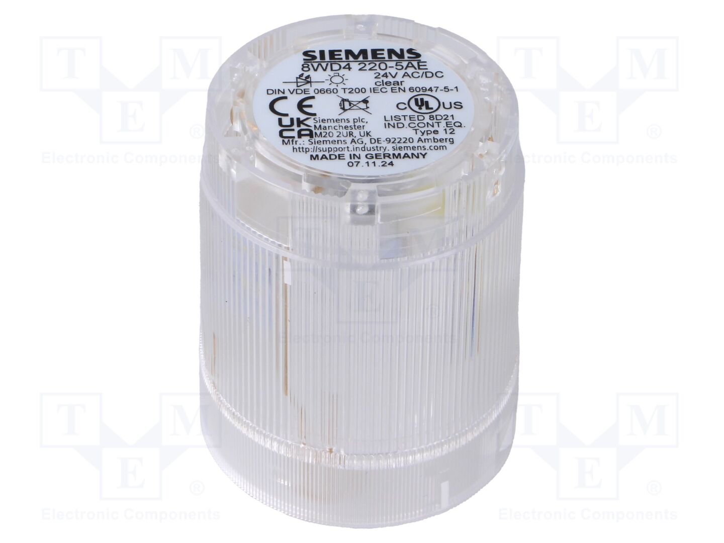 SIEMENS 8WD4220-5AE Merkkivalomoduuli 24VDC