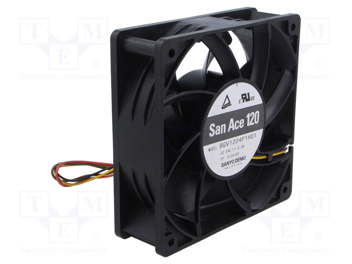 SANYO DENKI 9GV1224P1H01 Tasavirtatuuletin 24VDC