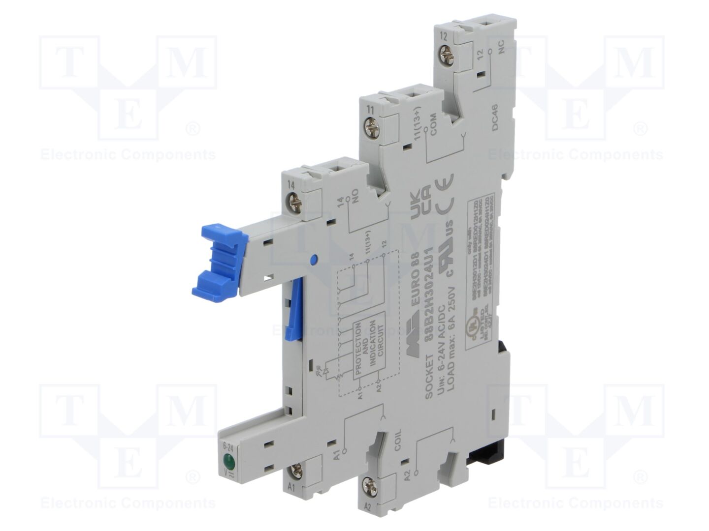 MORSETTITALIA 88B2H3024U1 Releenkanta 6-24VDC