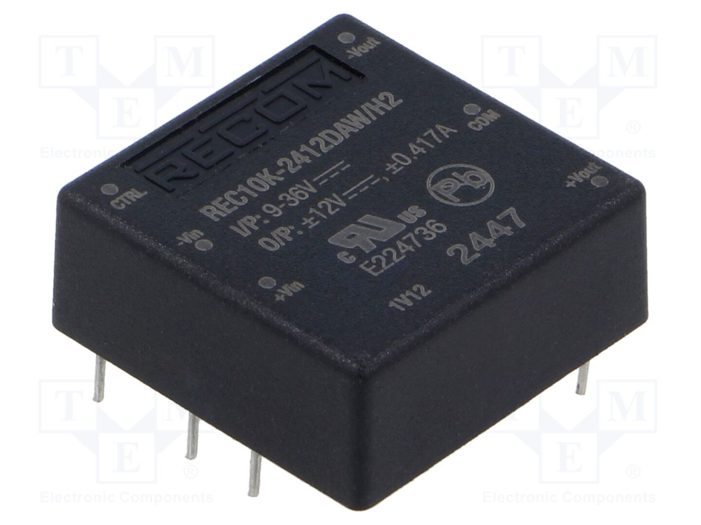 RECOM REC10K-2412DAW/H2 DC/DC-muunnin 10W