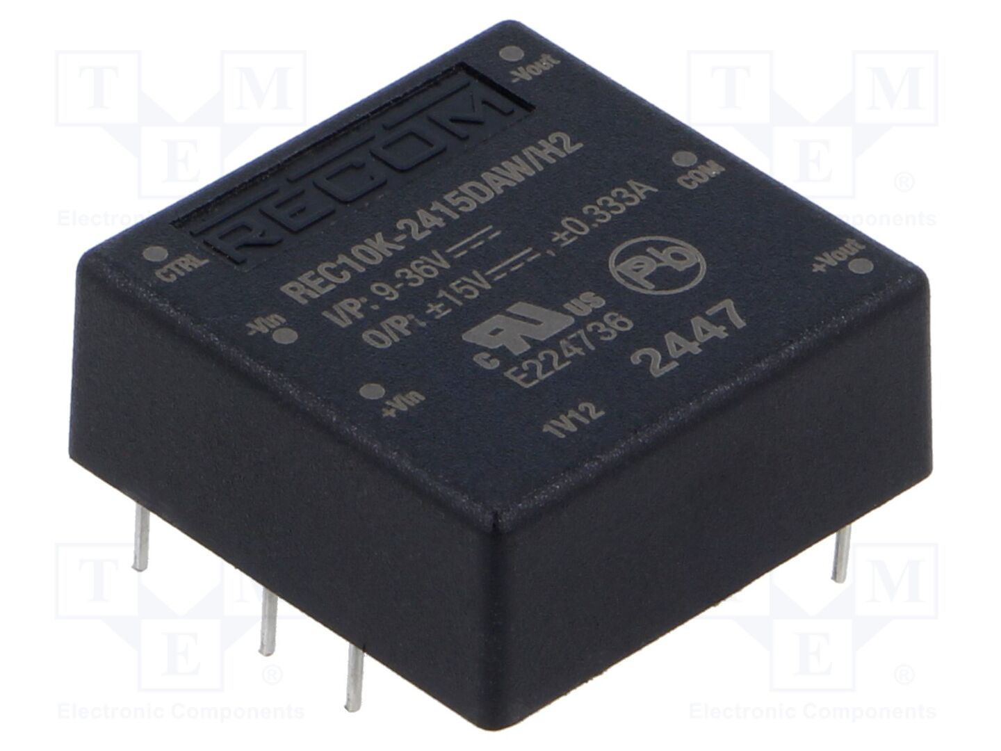 RECOM REC10K-2415DAW/H2 DC/DC-muunnin 10W
