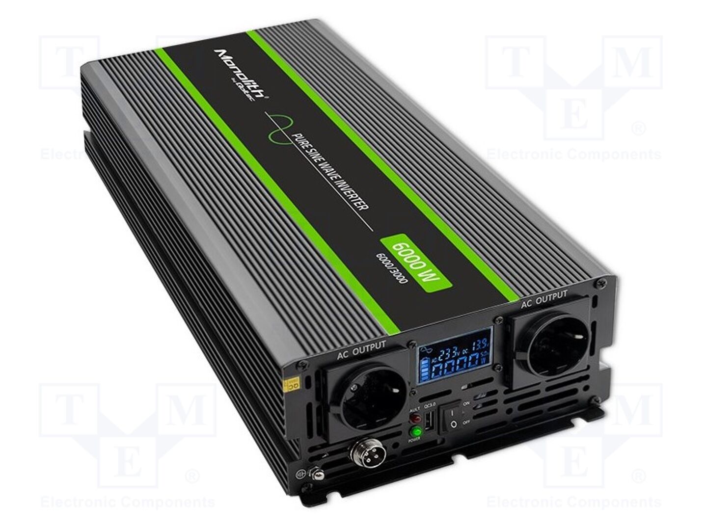 QOLTEC 51923 DC/AC muunnin 3kW 24VDC 230VAC