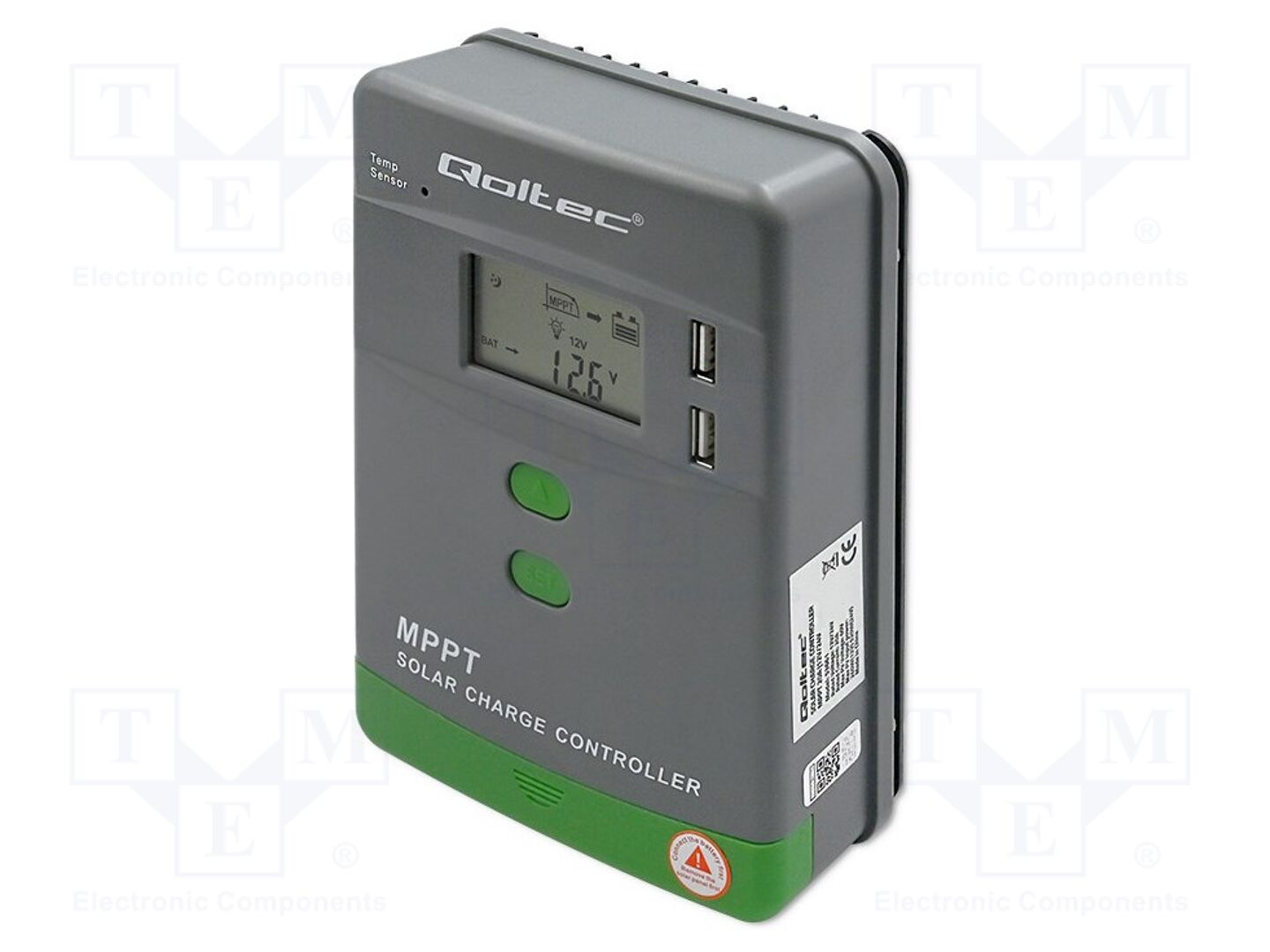 QOLTEC 53661 Lataussäädin 20A