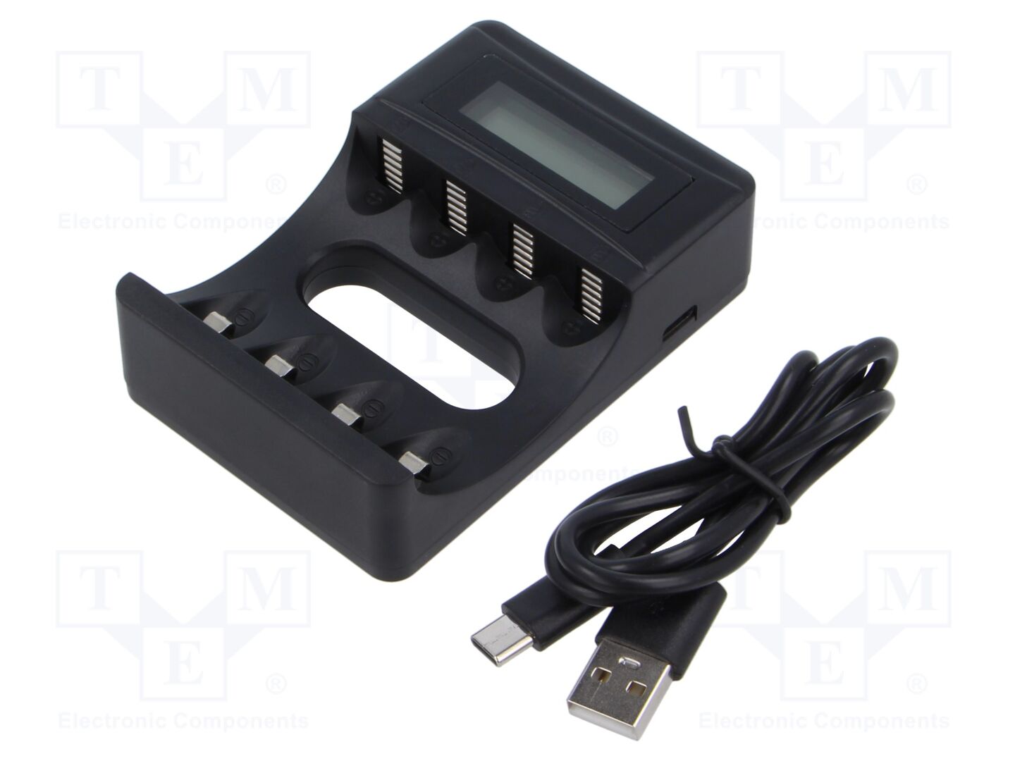 QOLTEC 50654 Akkulaturi AA, AAA, R03, R6