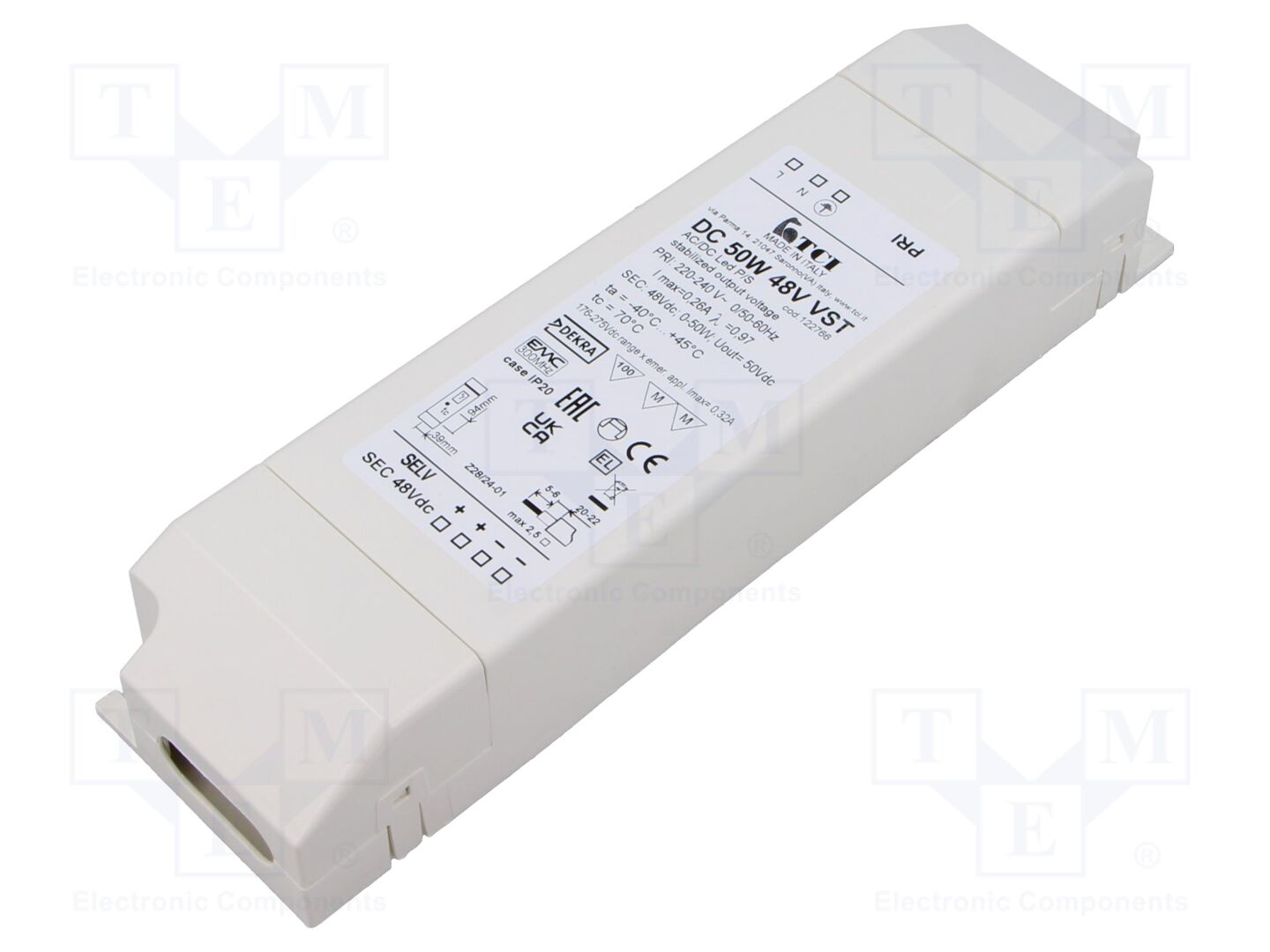 TCI DC 50W 48V VST Kytkentäsähköinen LED-virtalähde 48VDC 1A
