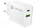 NATEC NUC-2061 Kytketävä verkkolaite 5-12VDC 3A