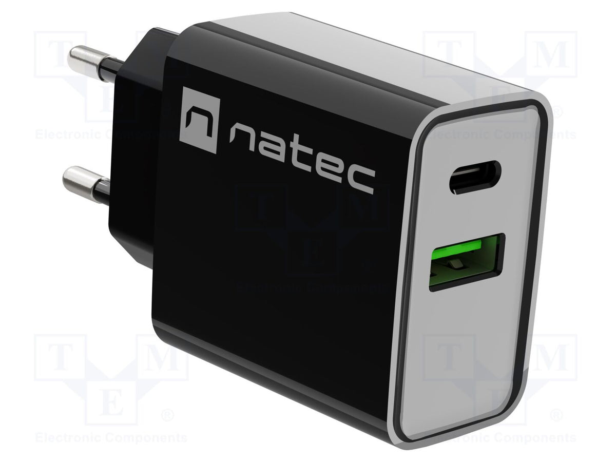 NATEC NUC-2062 Kytketävä verkkolaite-virtalähde 5-12VDC 3A