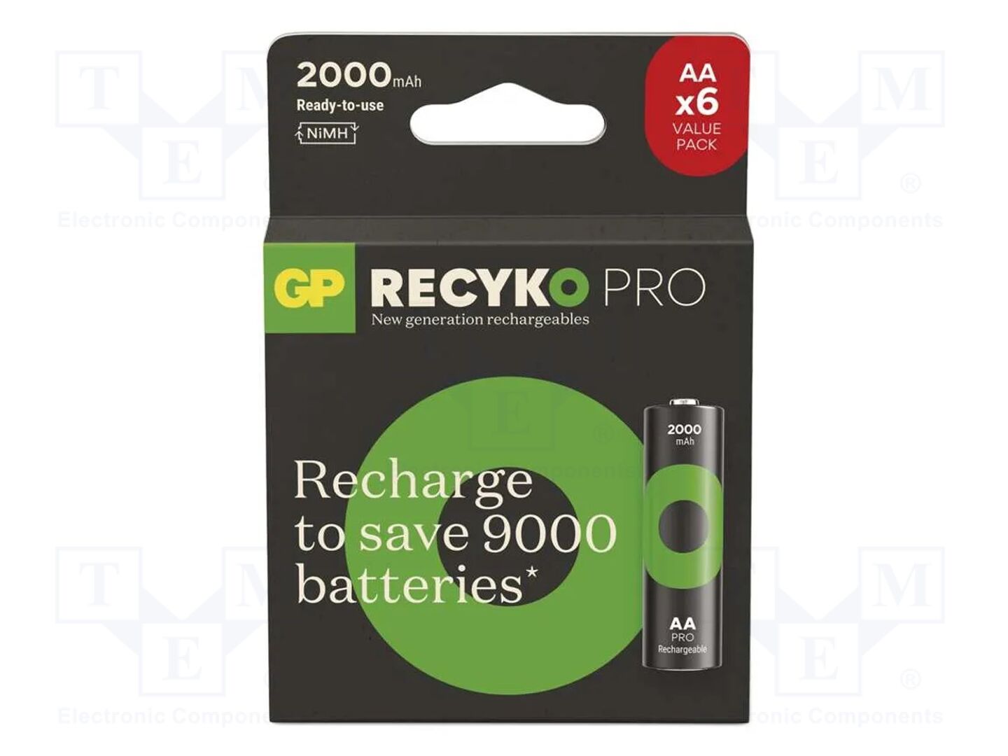 GP ACCU-R6X6/RCPRO-GP Akku 1.2V 2000mAh