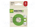 GP ACCU-R6X6/2.6RC-GP Ladattava akku 2600mAh