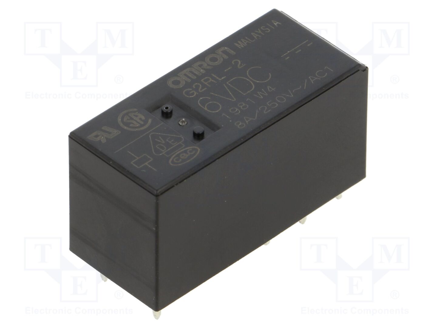 OMRON Electronic Components G2RL-2-DC6 Sähkömagneettinen rele 6VDC
