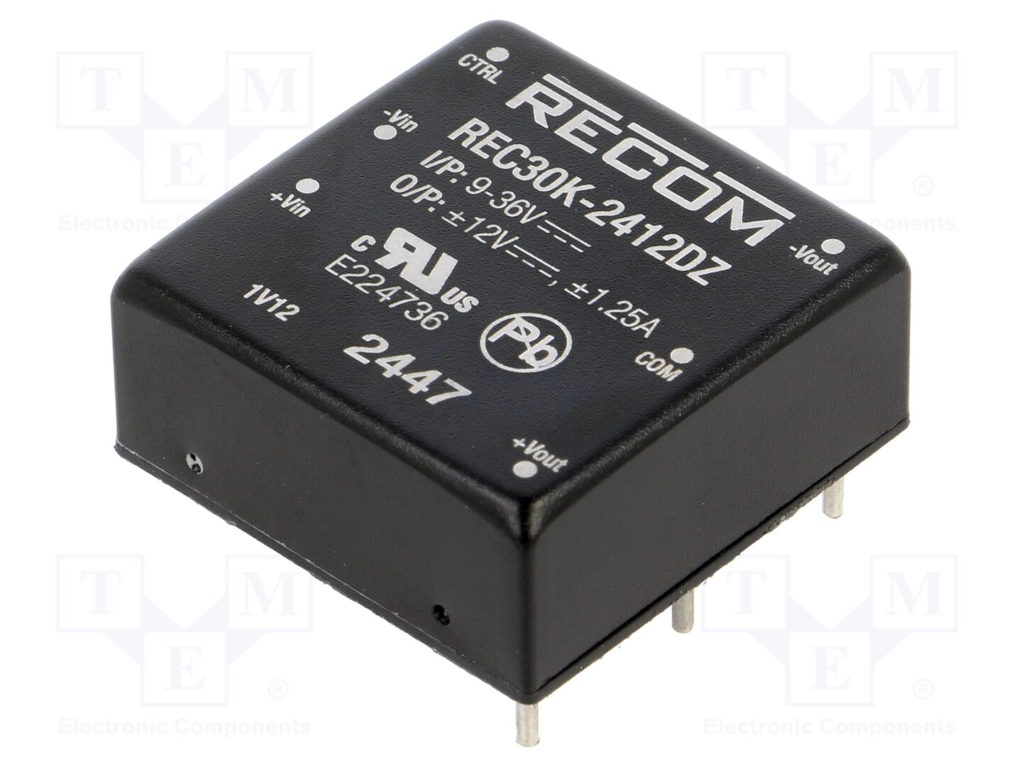 RECOM REC30K-2412DZ DC/DC-muunnin 30W