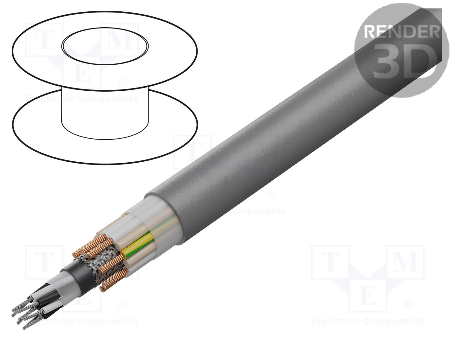 HELU 18048916 Hybridikaapeli 4X2X0,5 QMM