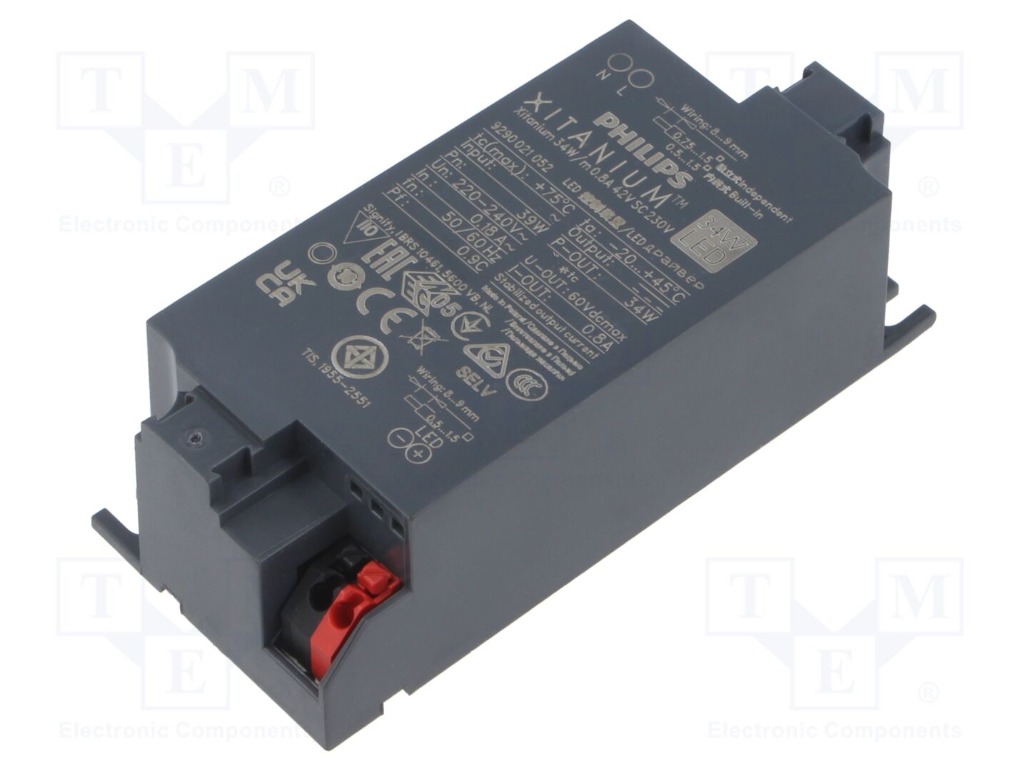 PHILIPS XITANIUM 34W/M 0.8A 42V SC Kytkentäsähköinen LED-virtalähde 230V