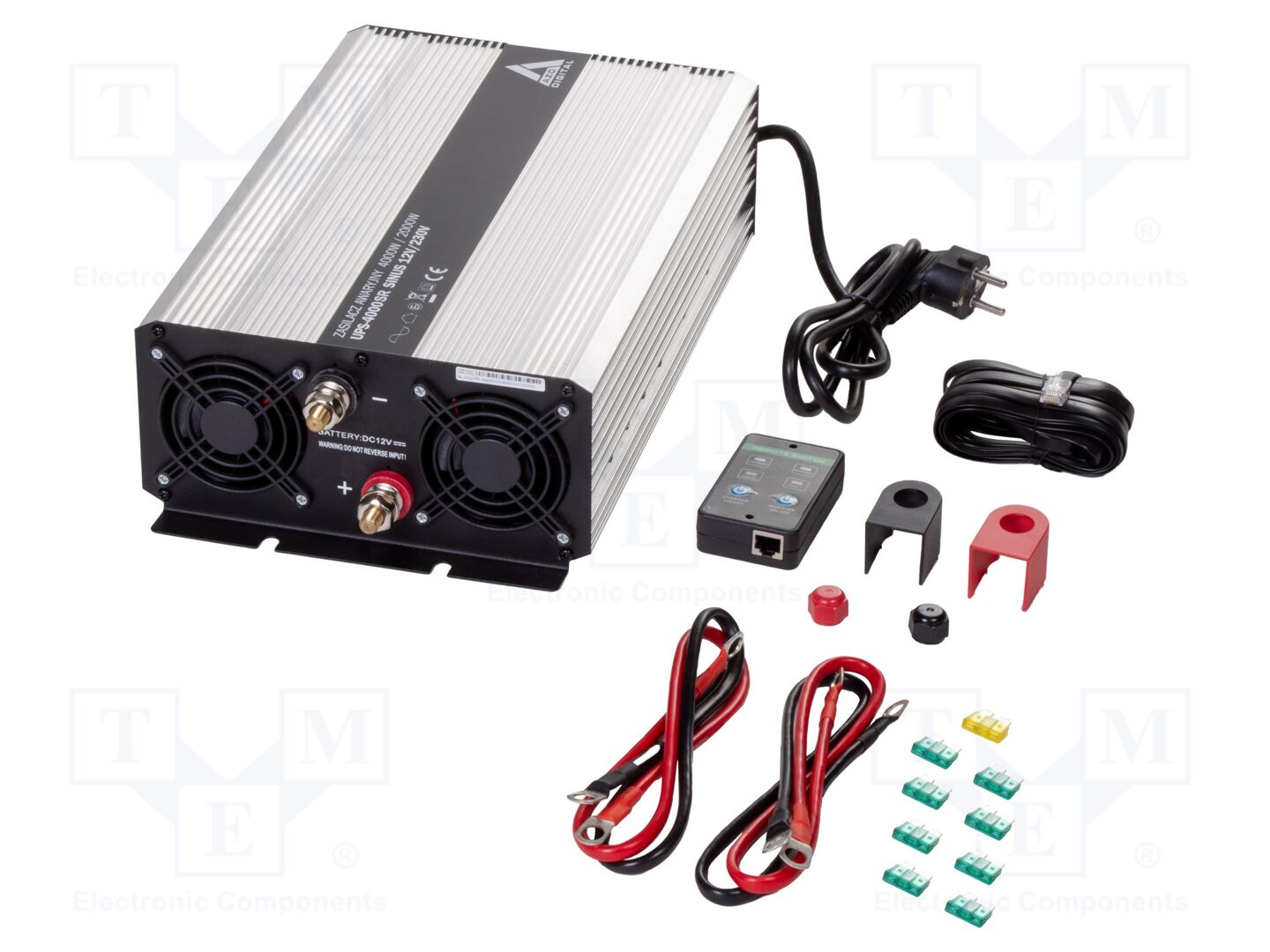 AZO DIGITAL UPS-4000SR DC/AC muunnin 2kW 230V