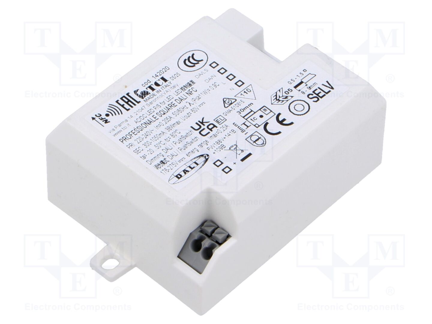 TCI 142020 LED-verkkolaite DALI 2 10-48VDC 300mA-1.05A IP20