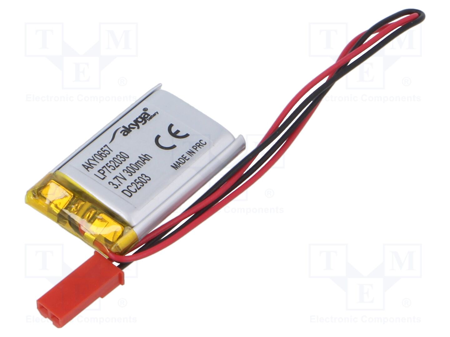 AKYGA BATTERY AKY-LP752030 Li-Po-akku 3.7V