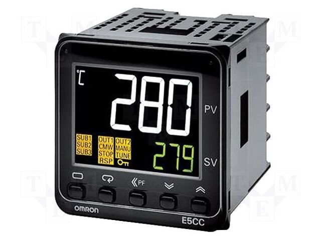 OMRON E5CC-QX3A5M-003 Lämpötilasäädin -1999÷9999