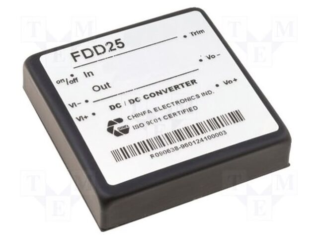 CHINFA ELECTRONICS FDD25-12S1 DC/DC-muunnin 25W