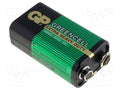 GP BAT-6F22/G Sinkkihiiliakun 9V (50 kpl erä)