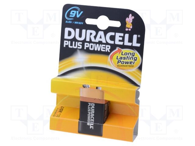 DURACELL BAT-6LR61/DR-PLUS Paristo 9V alkaliparisto