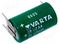 VARTA MICROBATTERY BAT-CR1/2AA-PCB Litiumparisto 3V 950mAh
